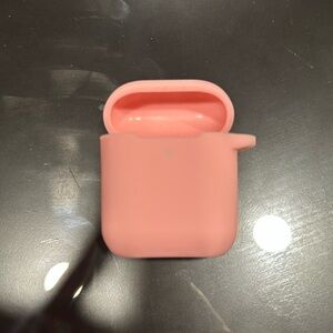 Pink Silicone AirPod Generation 1st Case